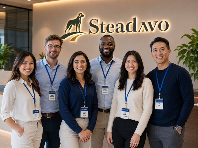 Steadavo support for a dog mobility routine